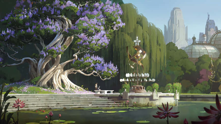 Arcane Season 2 Scenic Landscape Wallpaper