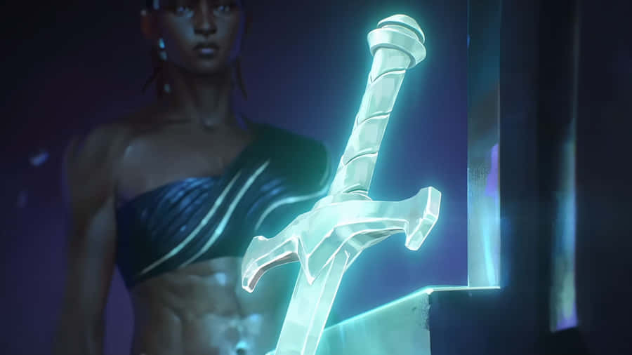 Arcane Season 2 Sword Reveal Wallpaper