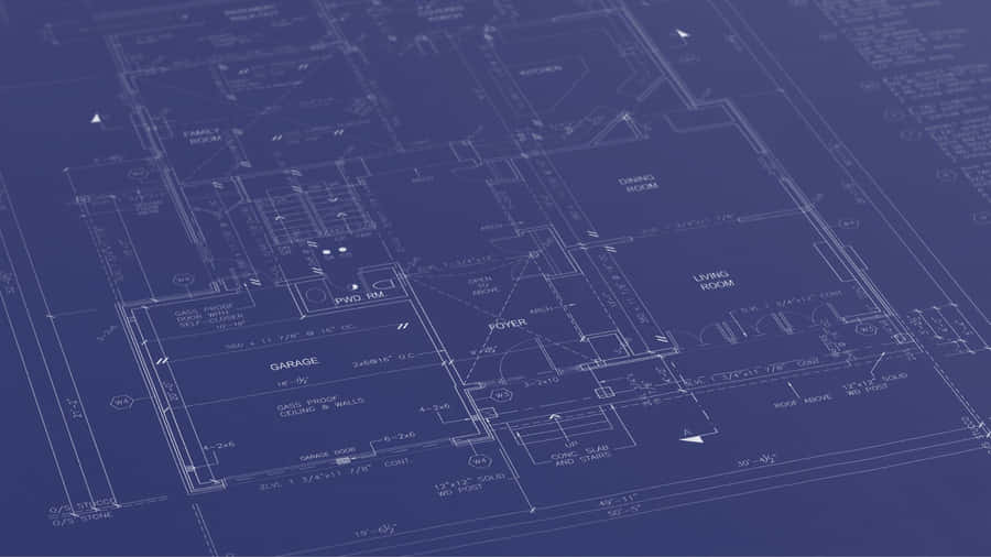 Architectural Blueprint Design Wallpaper