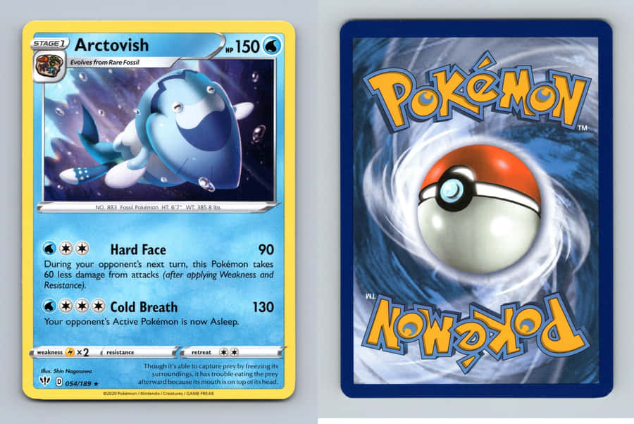 Arctovish Pokémon Card Wallpaper