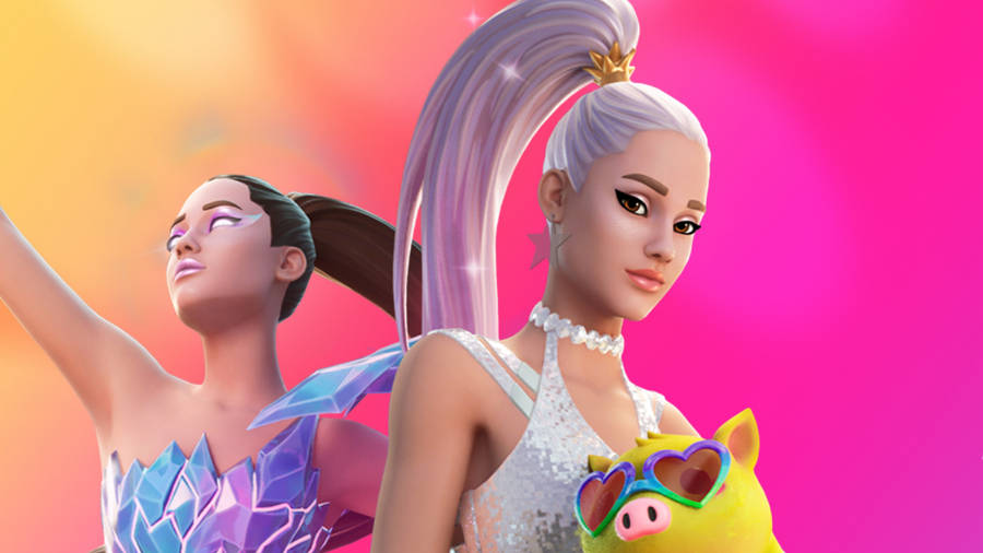 Ariana Grande Fortnite Skins Wallpaper