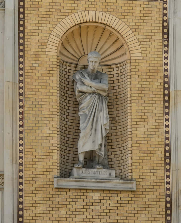 Aristotle, The Beacon Of Knowledge Wallpaper