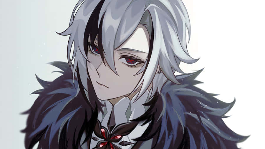 Arlecchino Character Art Wallpaper