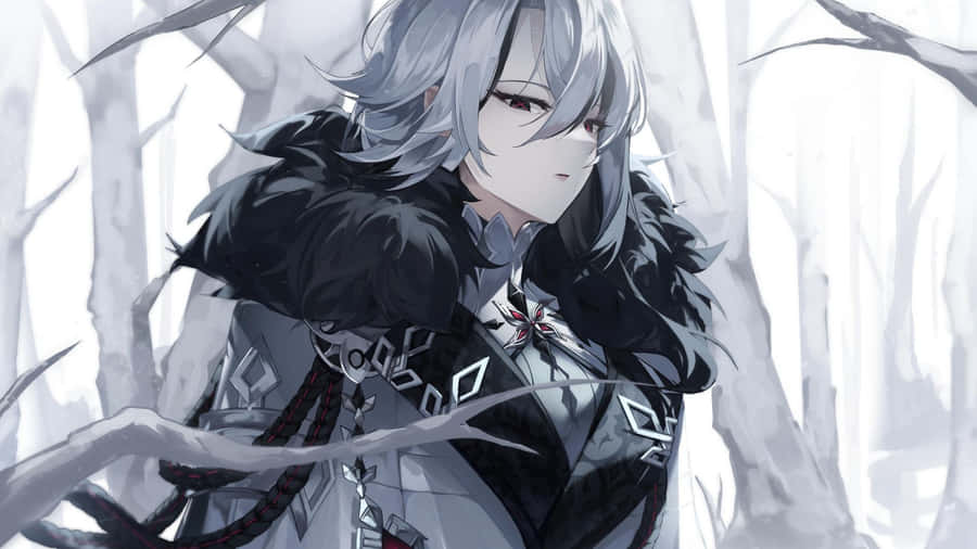 Arlecchino Character Art Wallpaper