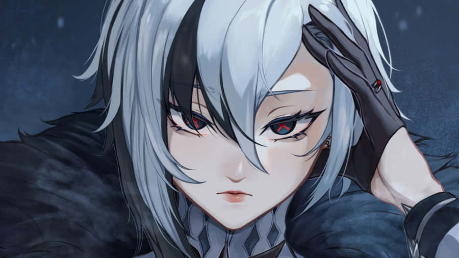 Arlecchino Character Art Wallpaper