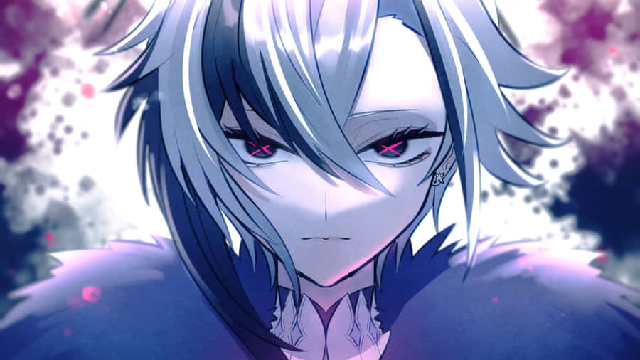 Arlecchino Character Art Wallpaper