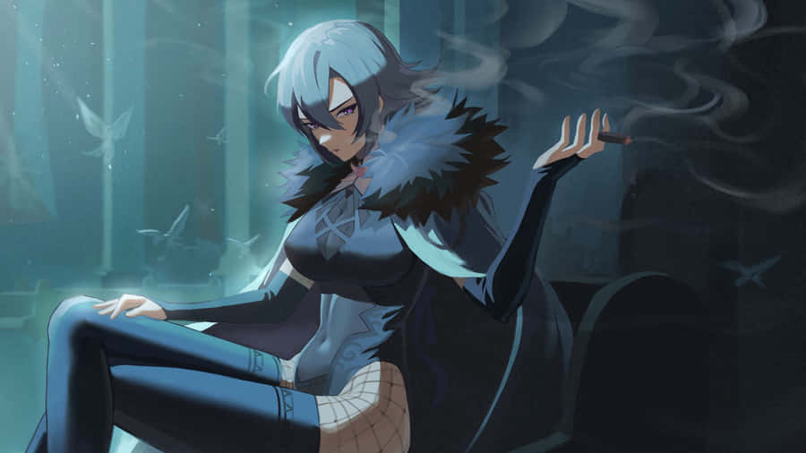 Arlecchino Dark Fantasy Character Wallpaper