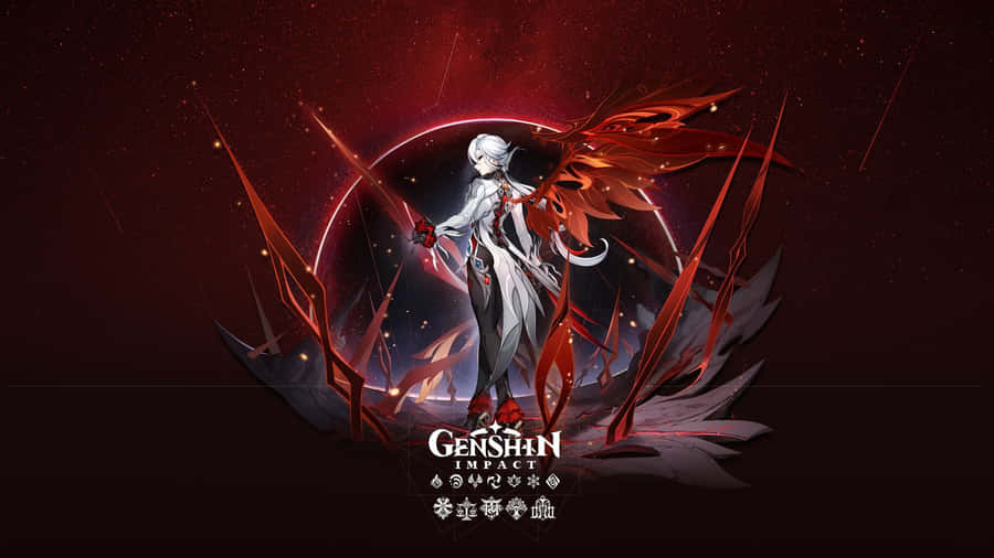 Arlecchino Genshin Impact Character Wallpaper