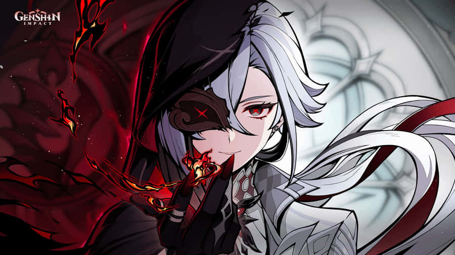 Arlecchino Genshin Impact Character Wallpaper