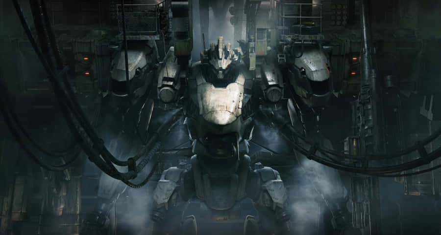 Armored_ Core_6_ Mech_ Hangar Wallpaper