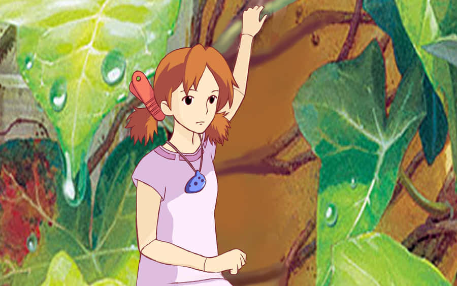 Arrietty And Shawn Exploring Their Miniature World In The Secret World Of Arrietty Wallpaper