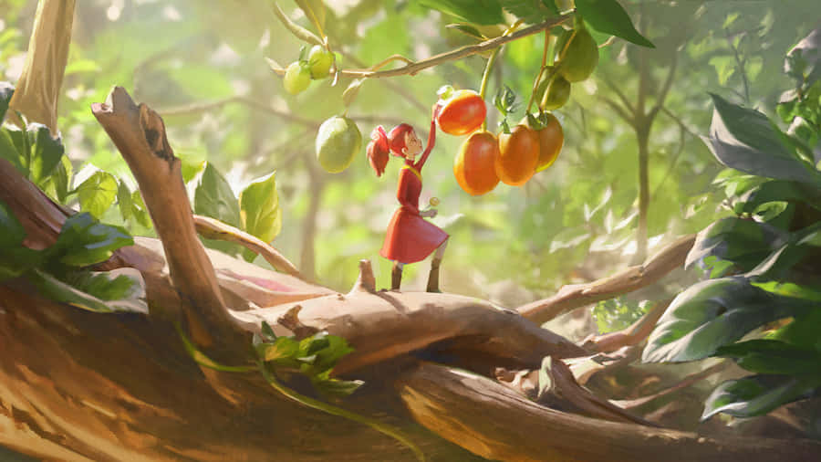 Arrietty And Sho Exploring The Miniature World Together Wallpaper