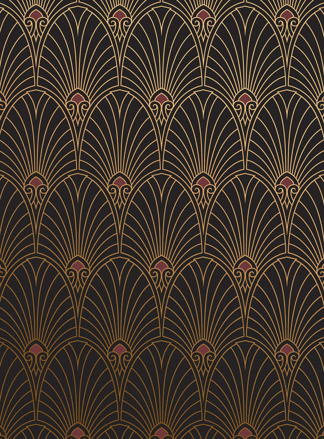Art Deco Pattern1920s Style Wallpaper
