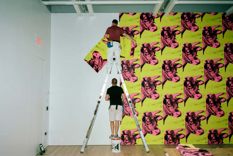 Art Installationin Progress Wallpaper