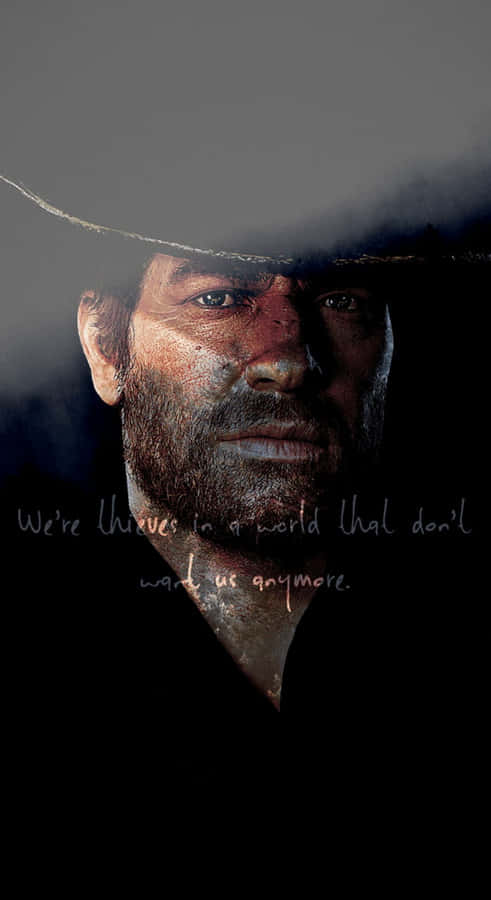 Arthur Morgan Deep Quotes Wallpaper