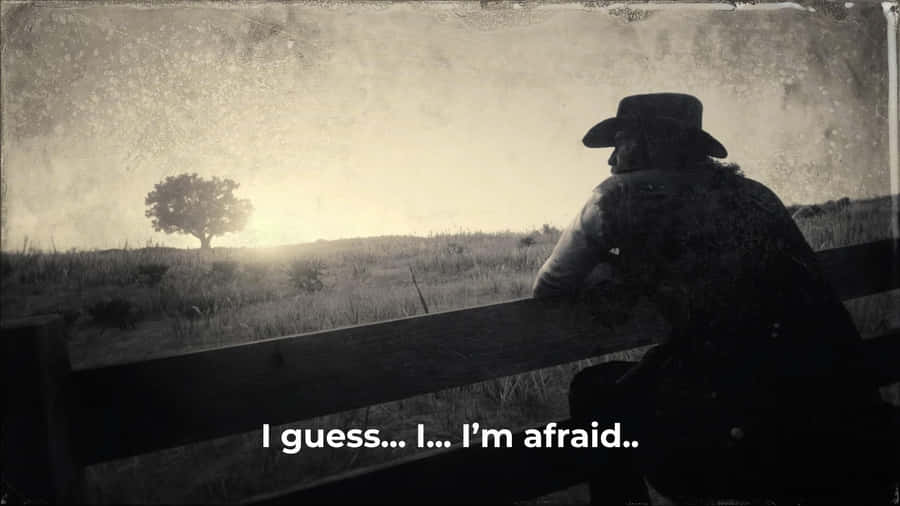 Arthur Morgan Fear Quote Wallpaper