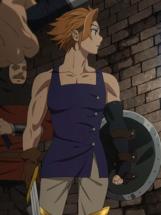 Arthur Pendragon, The Valiant Future King Of Britannia, Standing Tall In His Princely Attire – Inspired By The Seven Deadly Sins Anime Series. Wallpaper