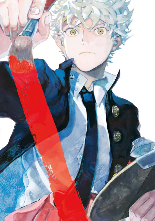 Artistic Expression Anime Character Wallpaper