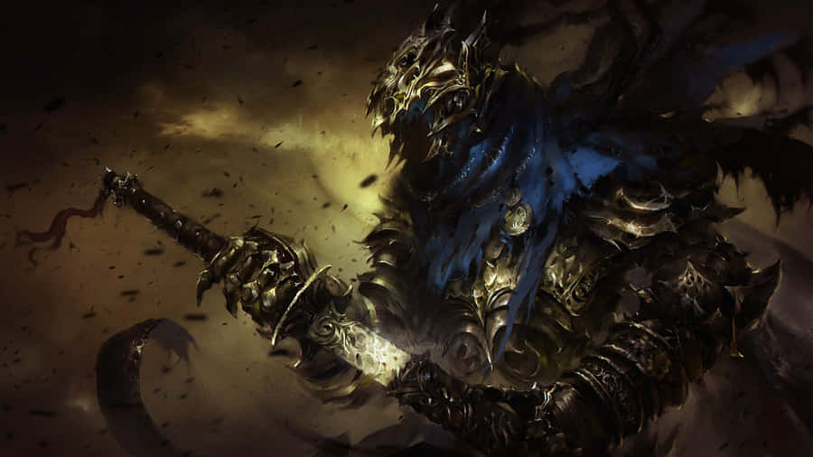 Artorias The Abysswalker In An Epic Battle Wallpaper