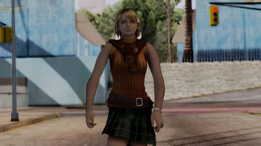 Ashley Graham In Resident Evil Wallpaper