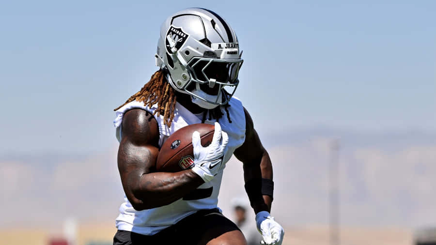 Ashton Jeanty Football Action Wallpaper