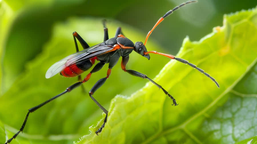 Assassin Bugon Green Leaf Wallpaper