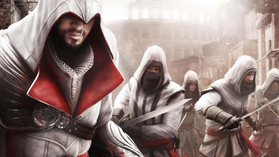 Assassin's Creed Brotherhood - Epic Battle Scene Wallpaper