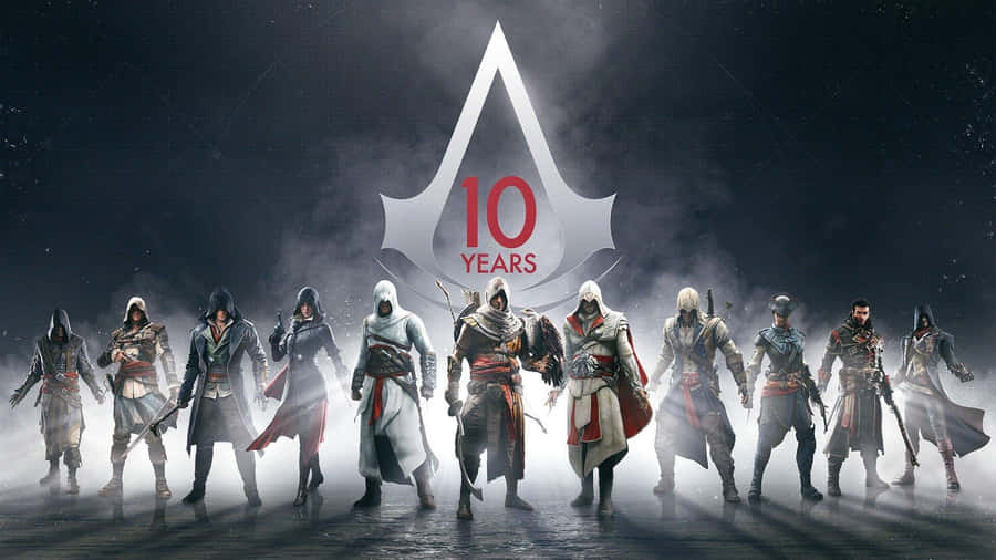 Assassin's Creed Characters In Action Wallpaper