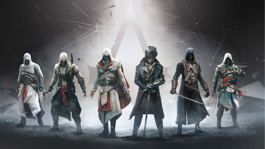 Assassin's Creed Characters In Action Wallpaper