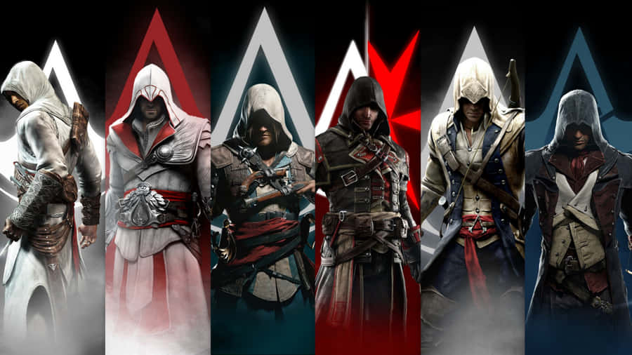 #: Assassin's Creed: Ezio Auditore Standing Tall On A Rooftop Wallpaper