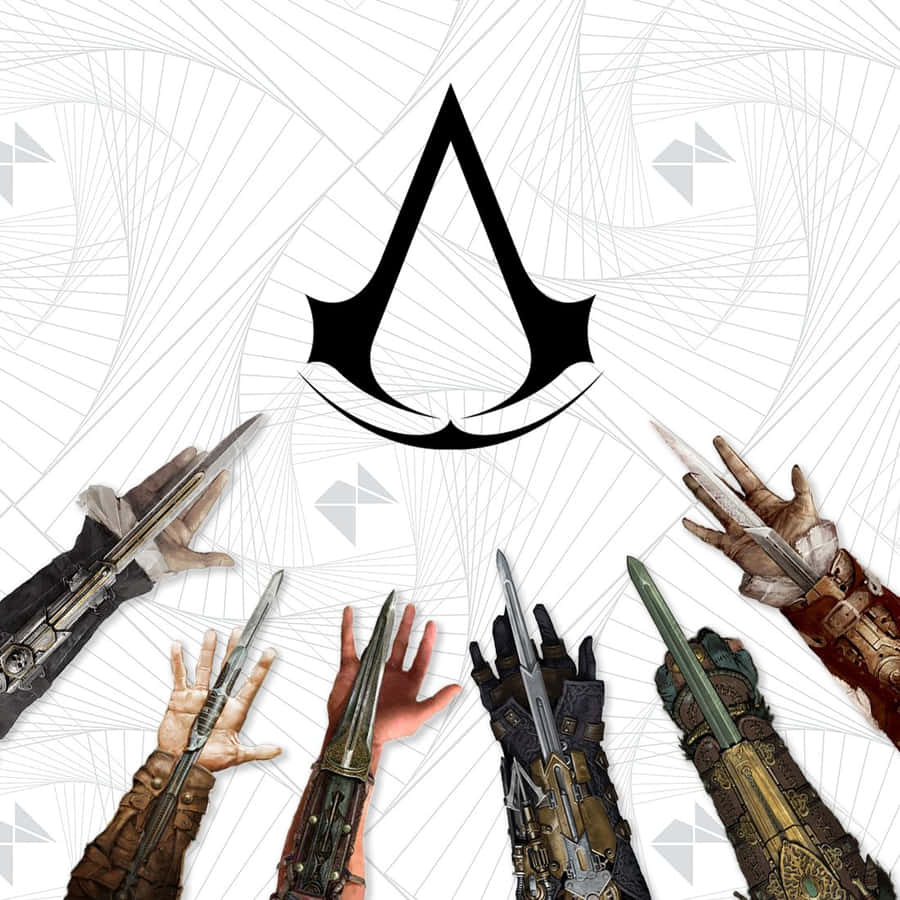 Assassin's Creed Hidden Blades In Action Wallpaper