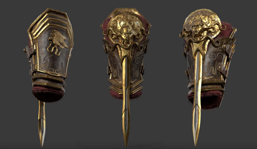 Assassin's Creed Hidden Blades In Action Wallpaper