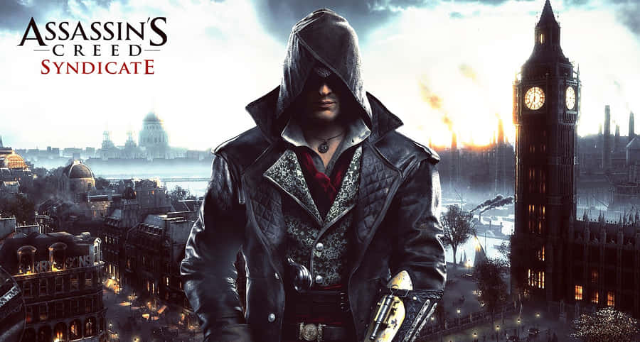 Assassin's Creed Syndicate: Evie And Jacob Frye In Action Wallpaper
