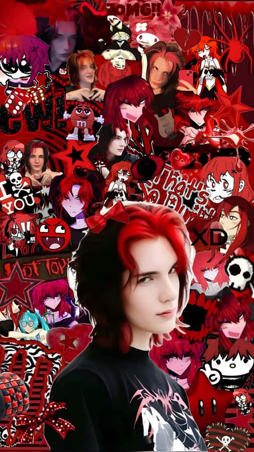 Asteria Red Vibes Wallpaper