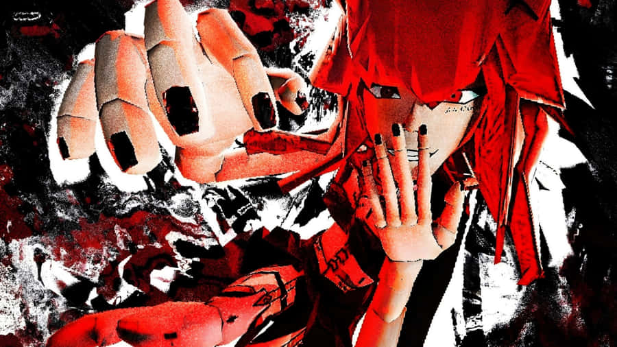 Asteria Red Warrior Pose Wallpaper