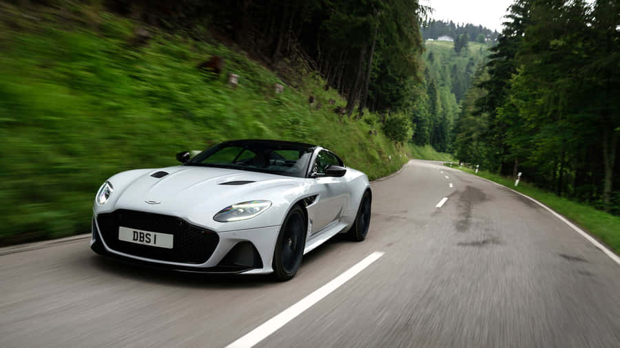 Aston Martin Dbs Superleggera In Full Glory Wallpaper