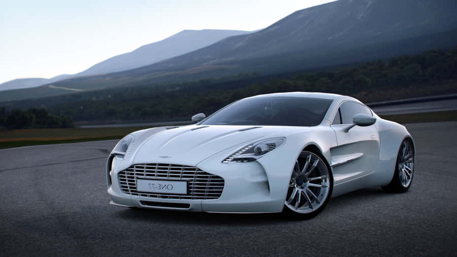 Aston Martin One-77 - A Masterpiece Of Automotive Engineering Wallpaper