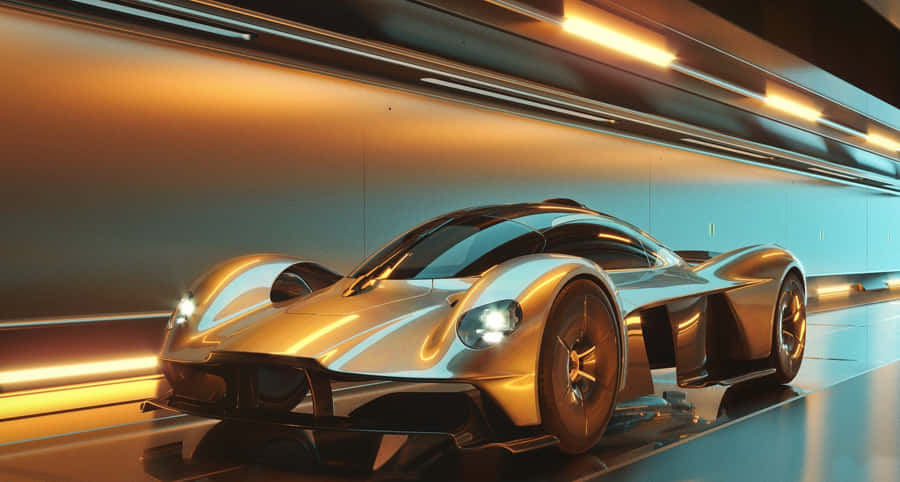 Aston Martin Valkyrie - The Ultimate Hypercar In Action Wallpaper
