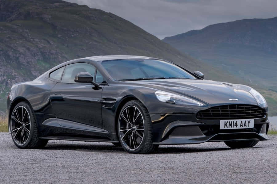 Aston Martin Vanquish In Motion Wallpaper