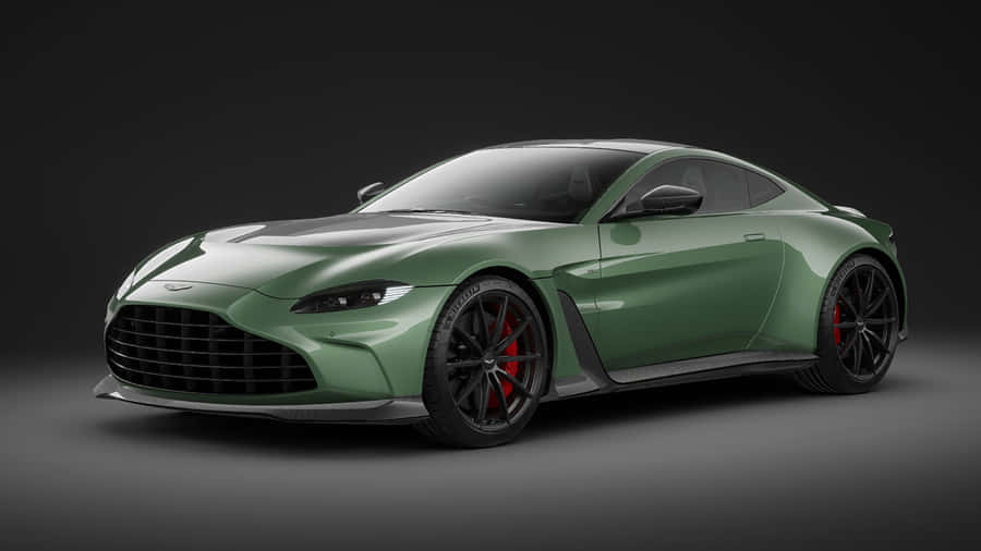 Aston Martin Vantage - A Blazing Beauty On The Road Wallpaper