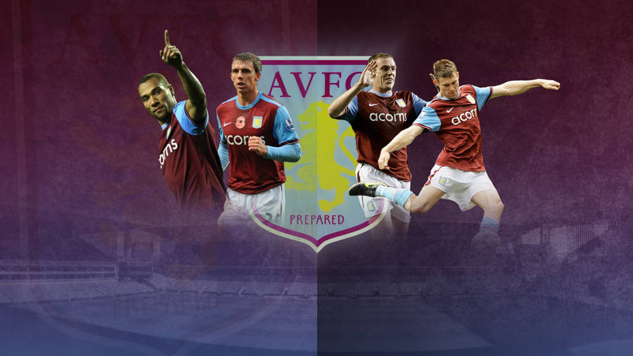Aston Villa Team Poster Wallpaper