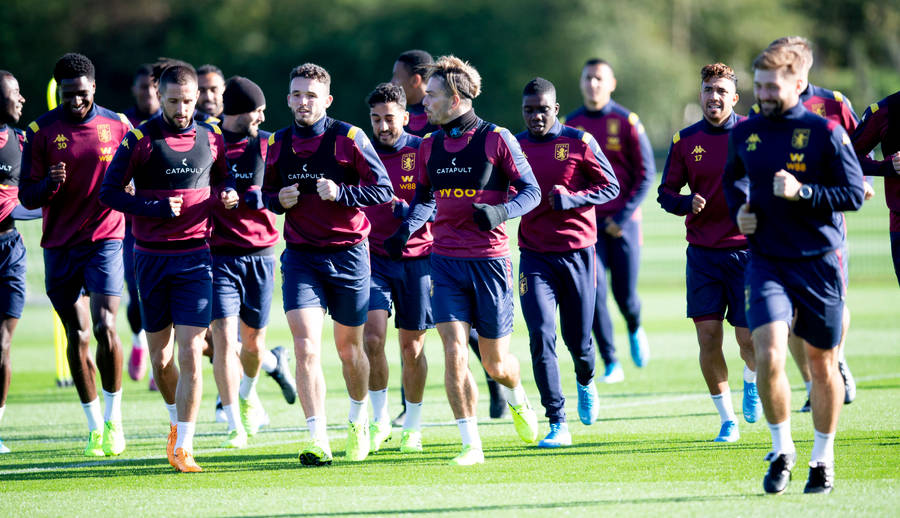 Aston Villa Training Session Wallpaper