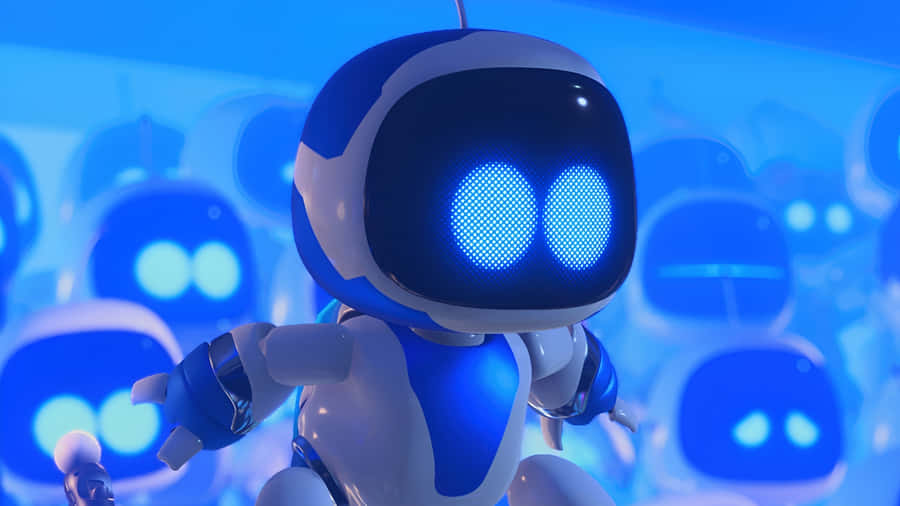 Astro Bot Adventure Characters Wallpaper