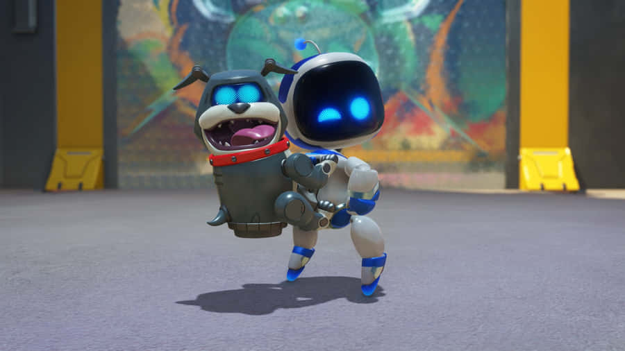 Astro Bot Adventure Gameplay Wallpaper