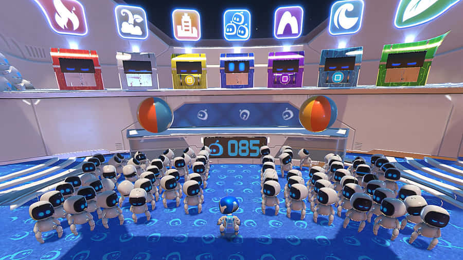 Astro Bot Arcade Challenge Wallpaper