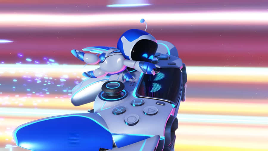 Astro Bot Gaming Adventure Wallpaper