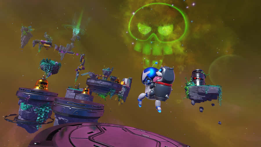 Astro Bot Space Adventure Wallpaper