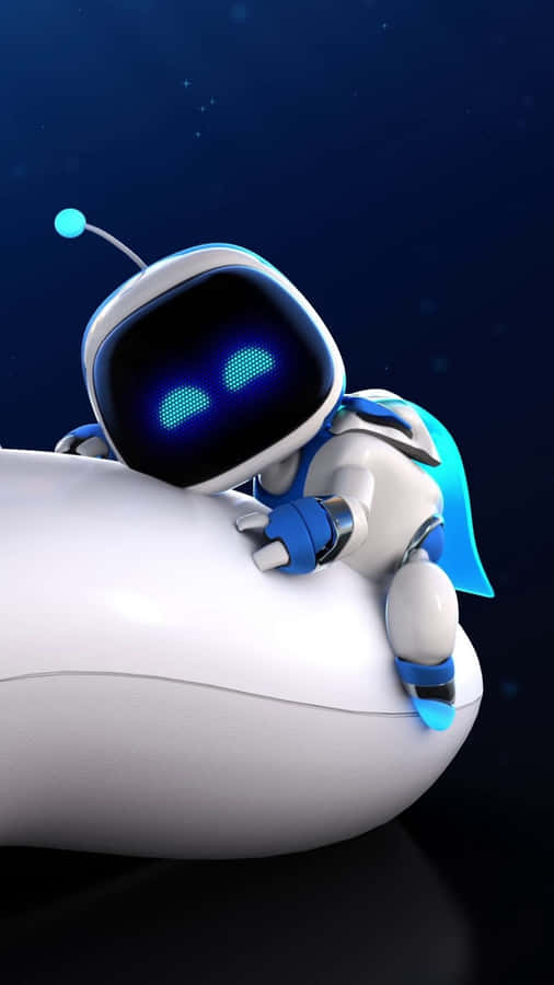 Astro Robot Character Closeup Wallpaper