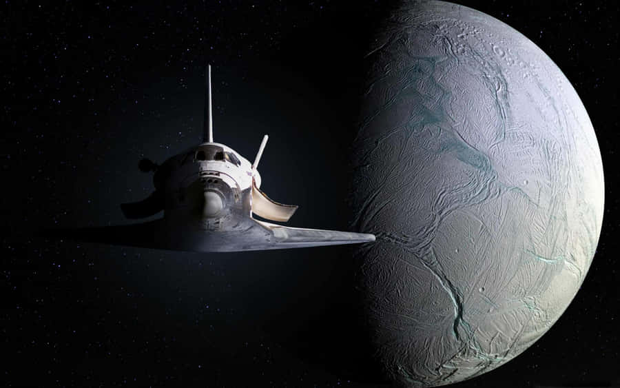 Astronaut Floating In Outer Space Wallpaper