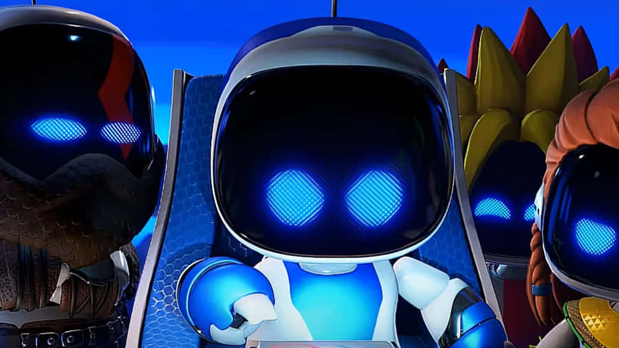 Astros Playroom Characters Wallpaper